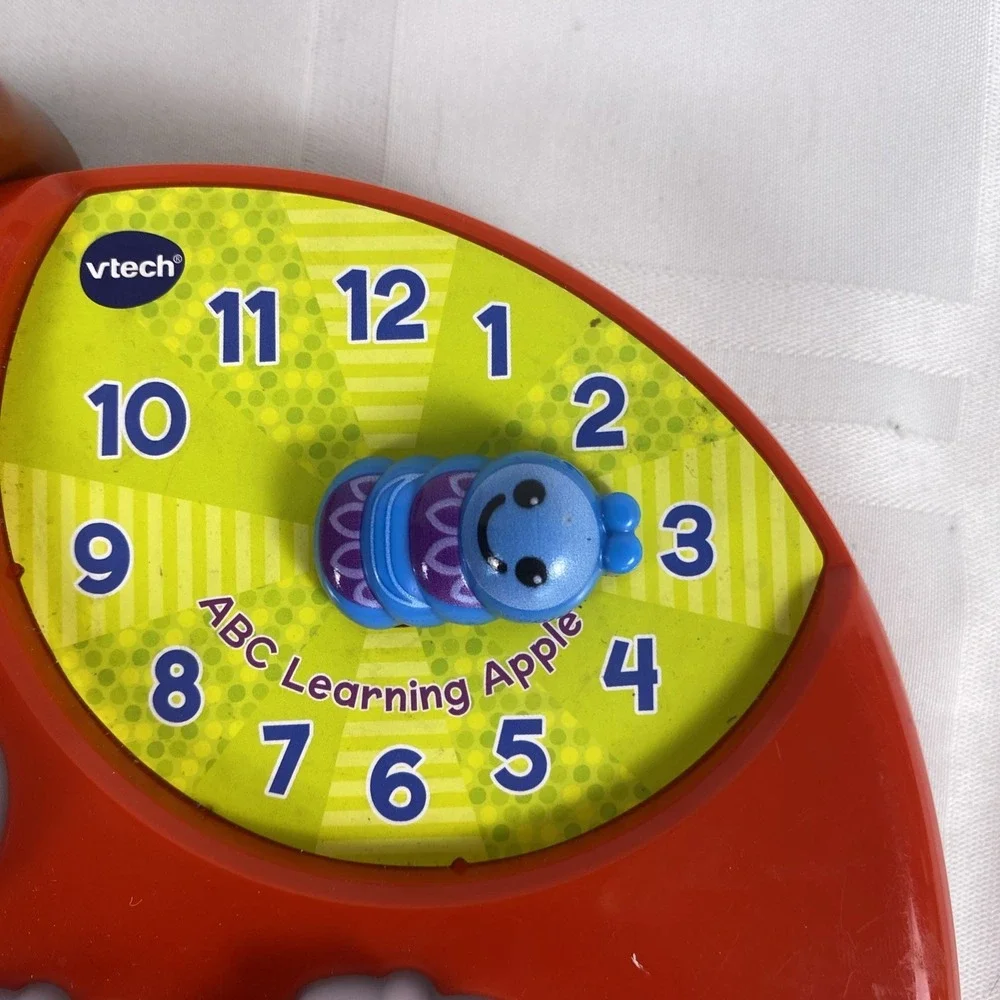 Vtech Alphabet Apple Learning Educational Toy Preschool Electronic Game WORKS!